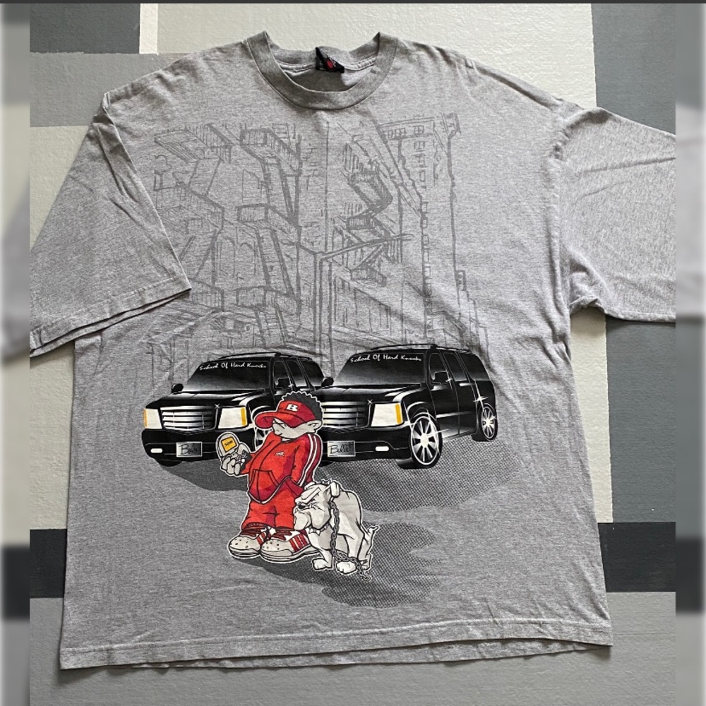 Gray Men’s ‘School of Hand Knocks’ Graphic Tee